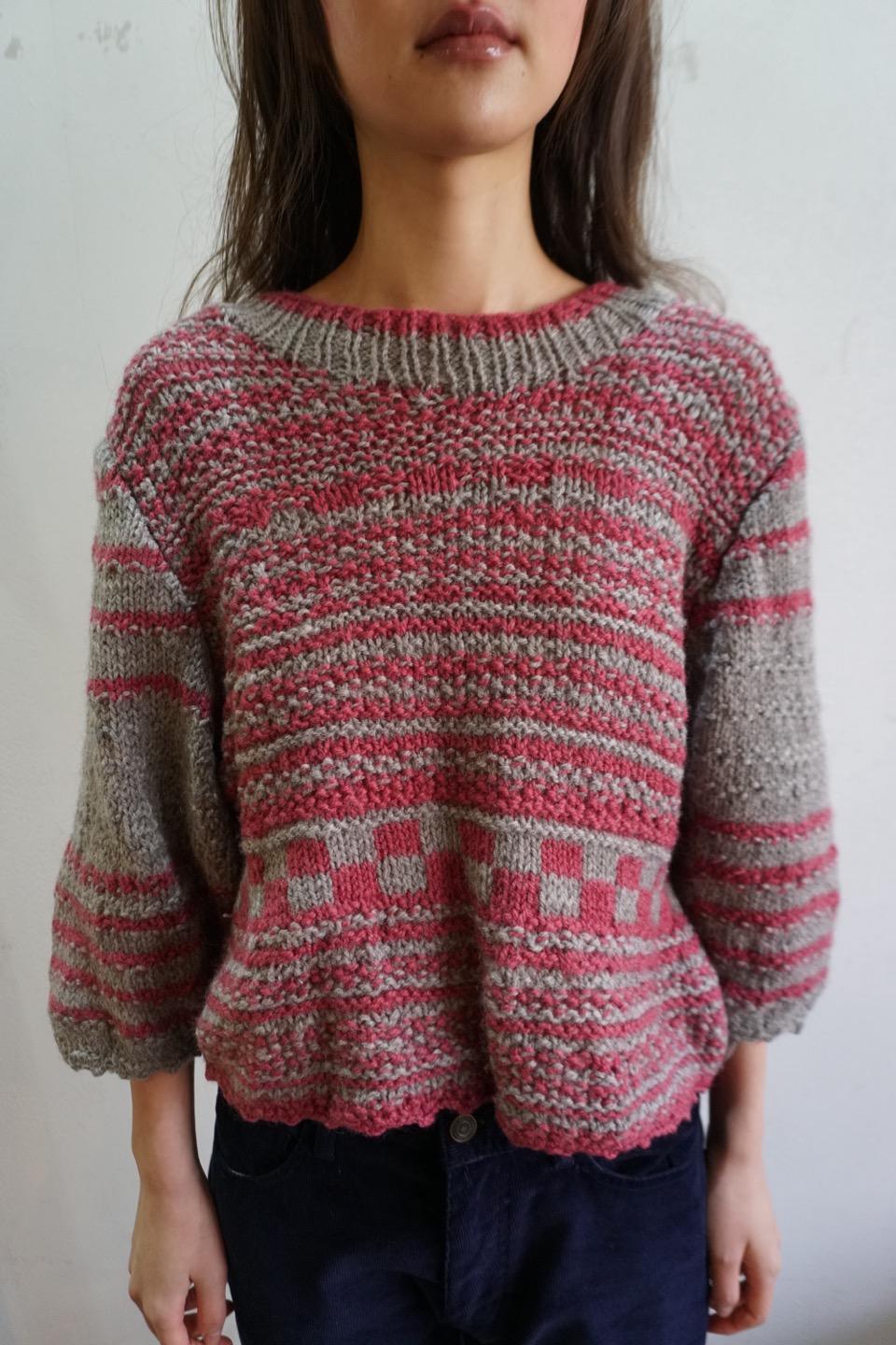 textured pattern knit