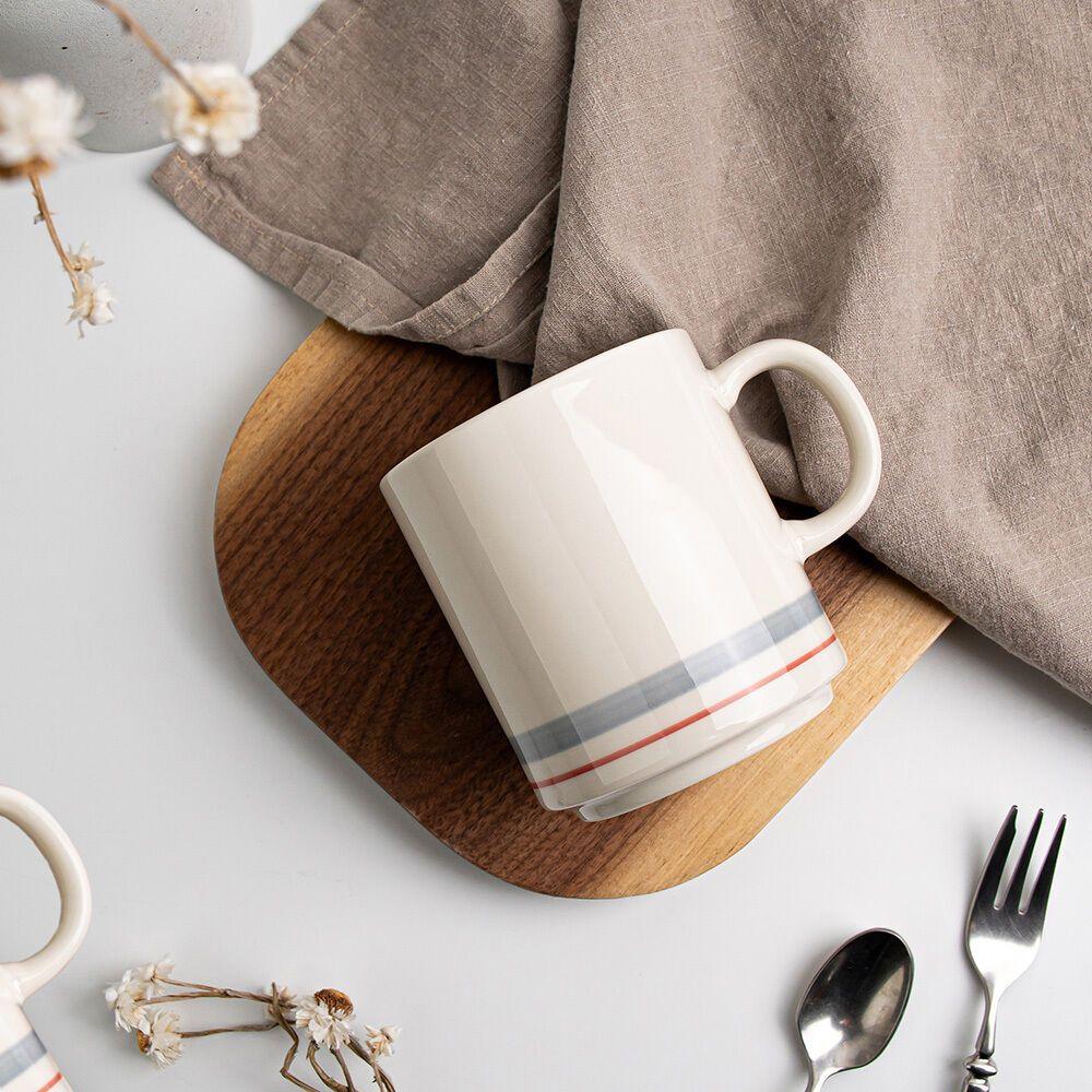 [카네수즈] 포그 라인 일자 머그컵 350ml