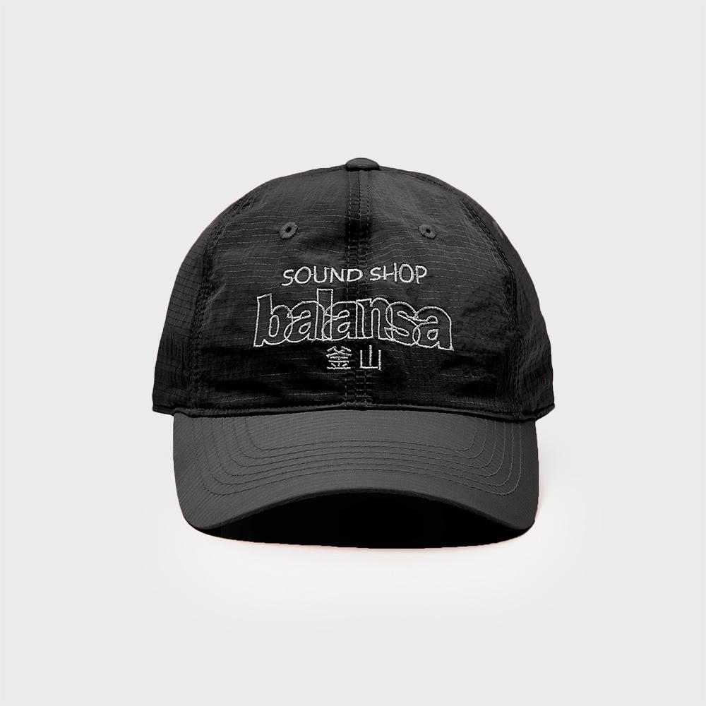 BALANSA NYLON LOGO CAP (BLACK)