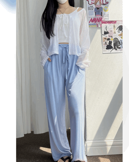 [MADE] 숏&롱* 쥬시 쿨링 여름 와이드 냉장고 팬츠 냉장고바지 여름바지 핑크바지 편한바지 시원한바지 키작녀 키큰녀 기장선택