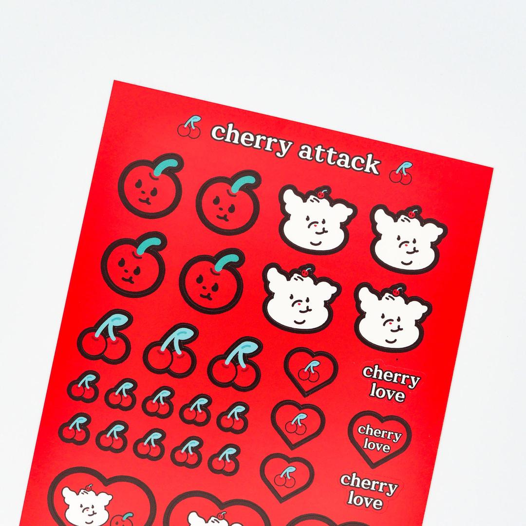 150스튜디오 체리 스티커