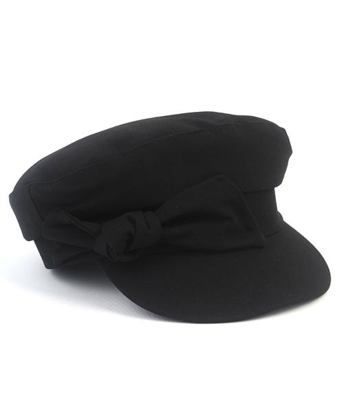 Side Ribbon Black Marine Cap 마린캡