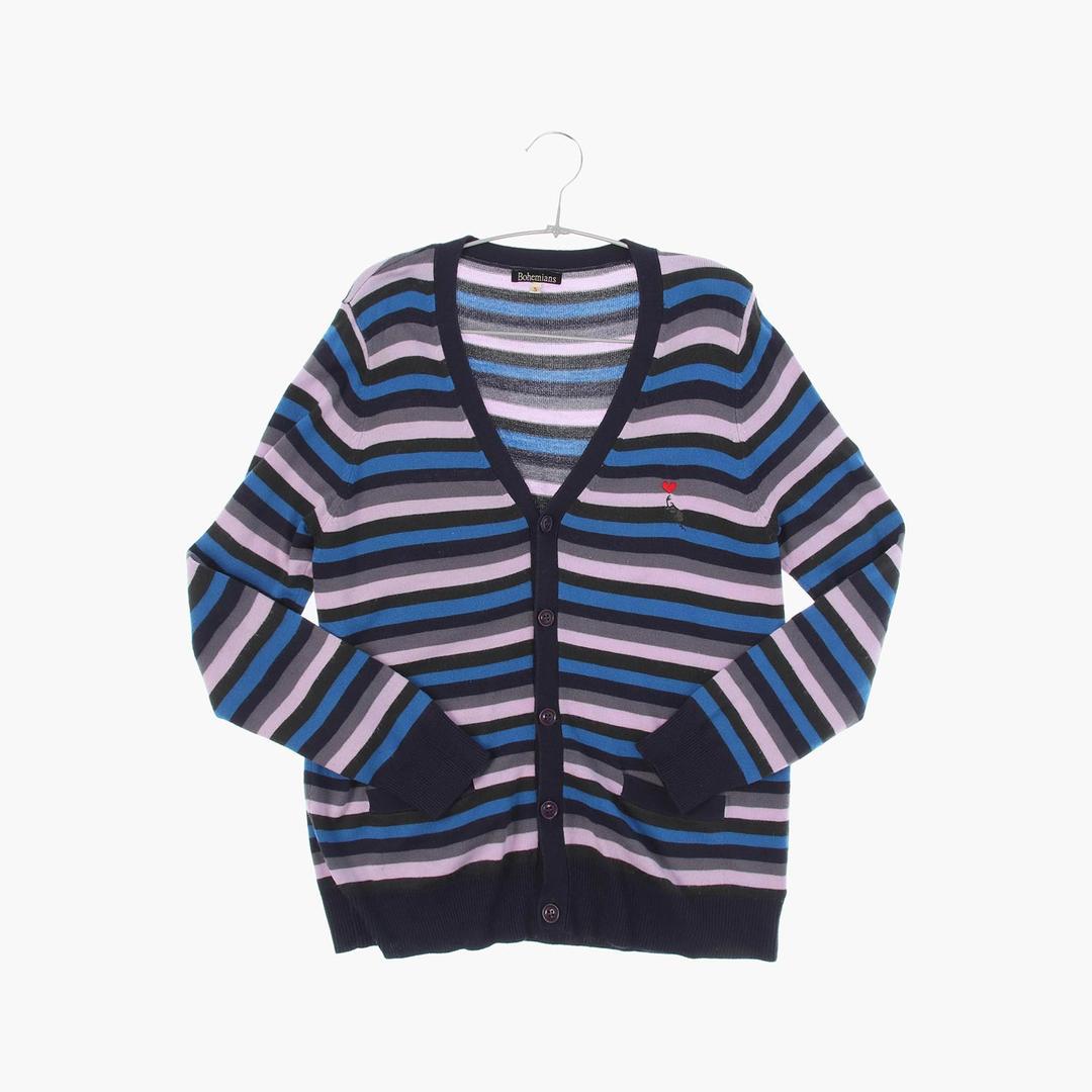 아크릴 가디건 베이직 니트/스웨터 공용 S