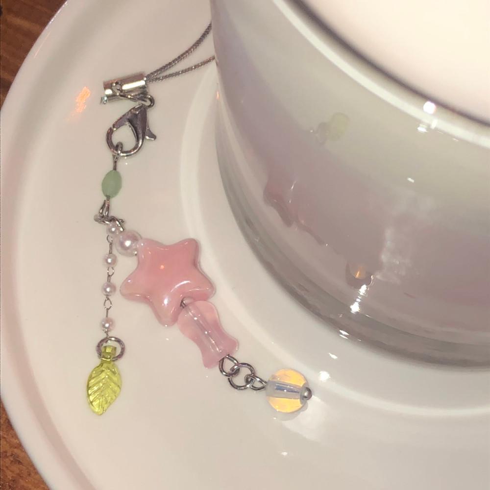 [에어팟 키링] 빈티지 새벽 이슬 키링 핸드폰스트랩 마을엔 (2option)