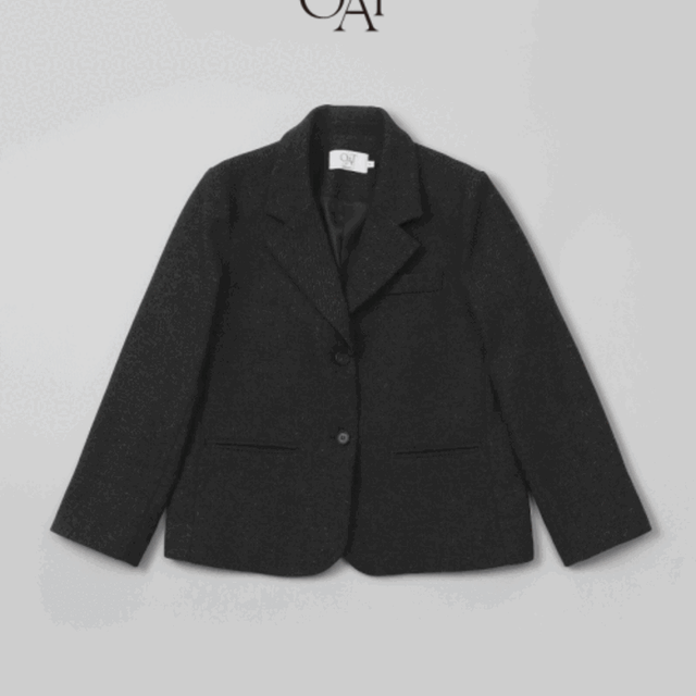 [OAT/2천장돌파] Galaxy Wool Jacket - Charcoal black