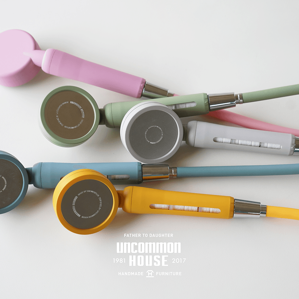 세트 No.2 언커먼 필터 샤워기 + 일자 샤워호스