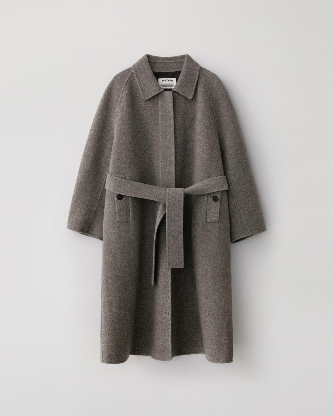 Bell handmade belted coat - gray (9/22 15:00)