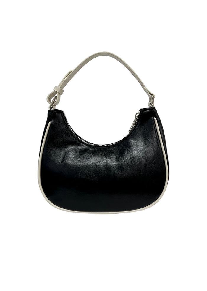 [한정수량 / 예약판매] NO.161 BLACK HEMET HOBO BAG