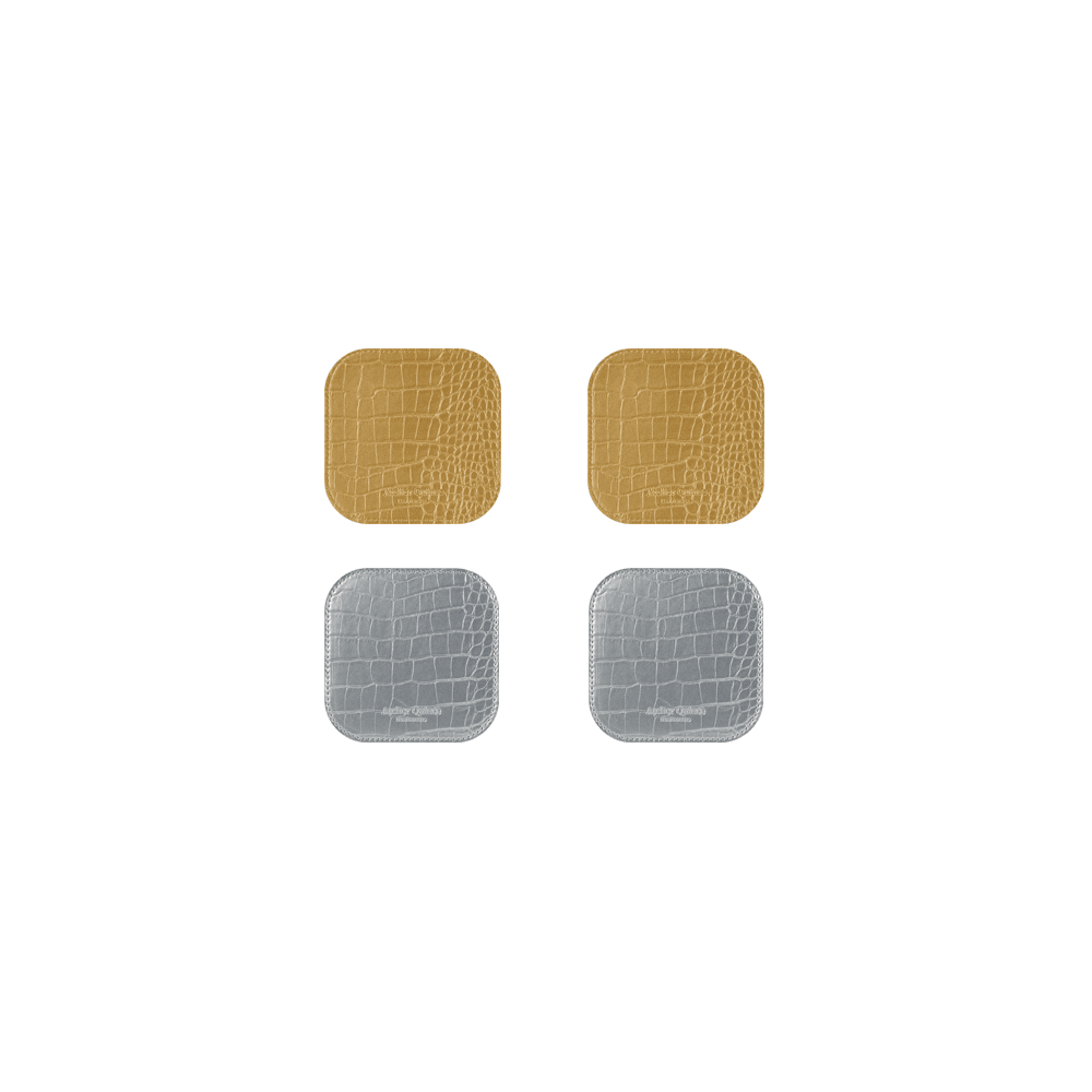 AC Double Coaster Gold & Silver (4pcs)