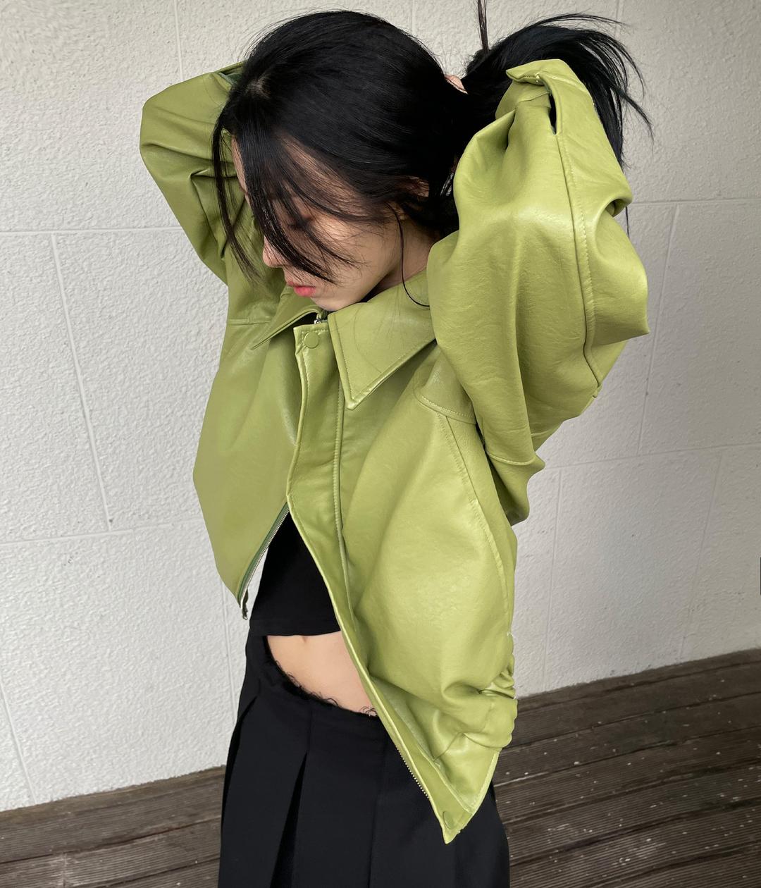 SHOOTING LEATHER BLOUSON