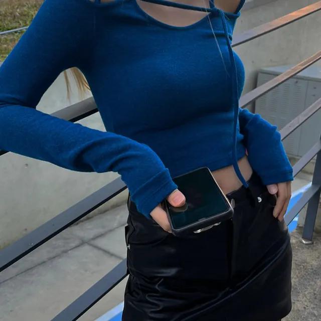 🖤주문폭주🖤[3color] 링 스트랩 오프숄더