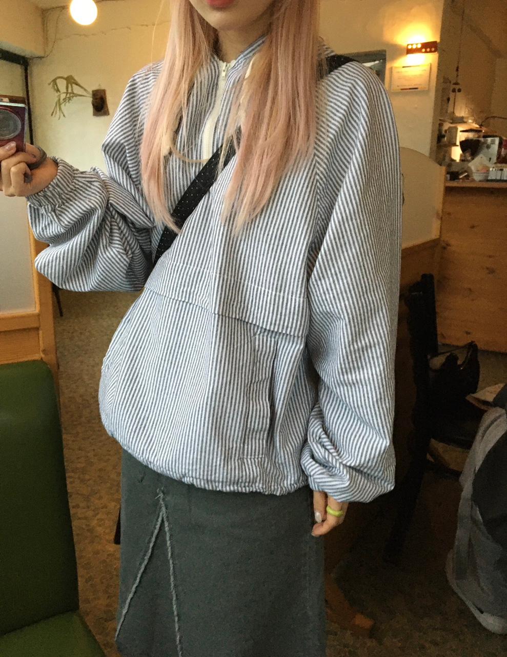 [시즈너블] 스트반집업후드셔츠 2col