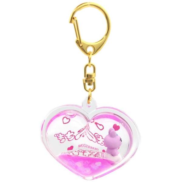 오빤츄 우사기 음뽀챠무 하트 돔 키링 / 오판츄 키홀더 : 핑크