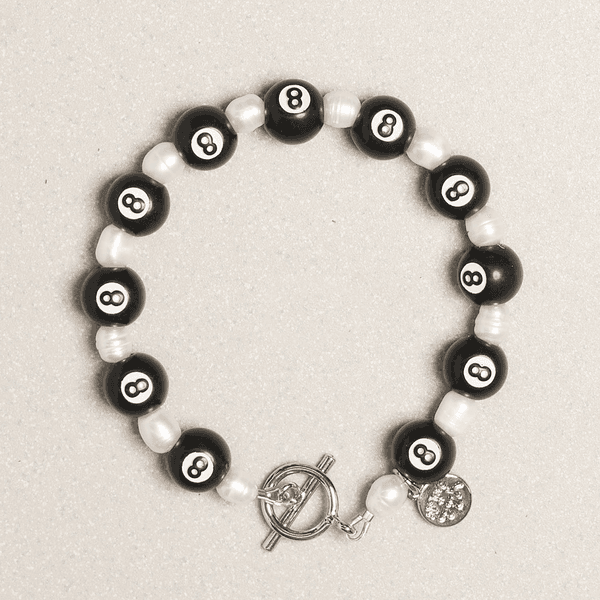 보이즈펄 팔찌 블랙&화이트