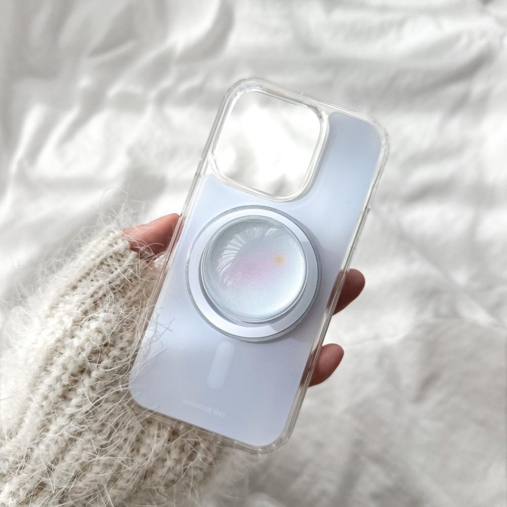 물고기 맥세이프 원형 반구 구슬 톡