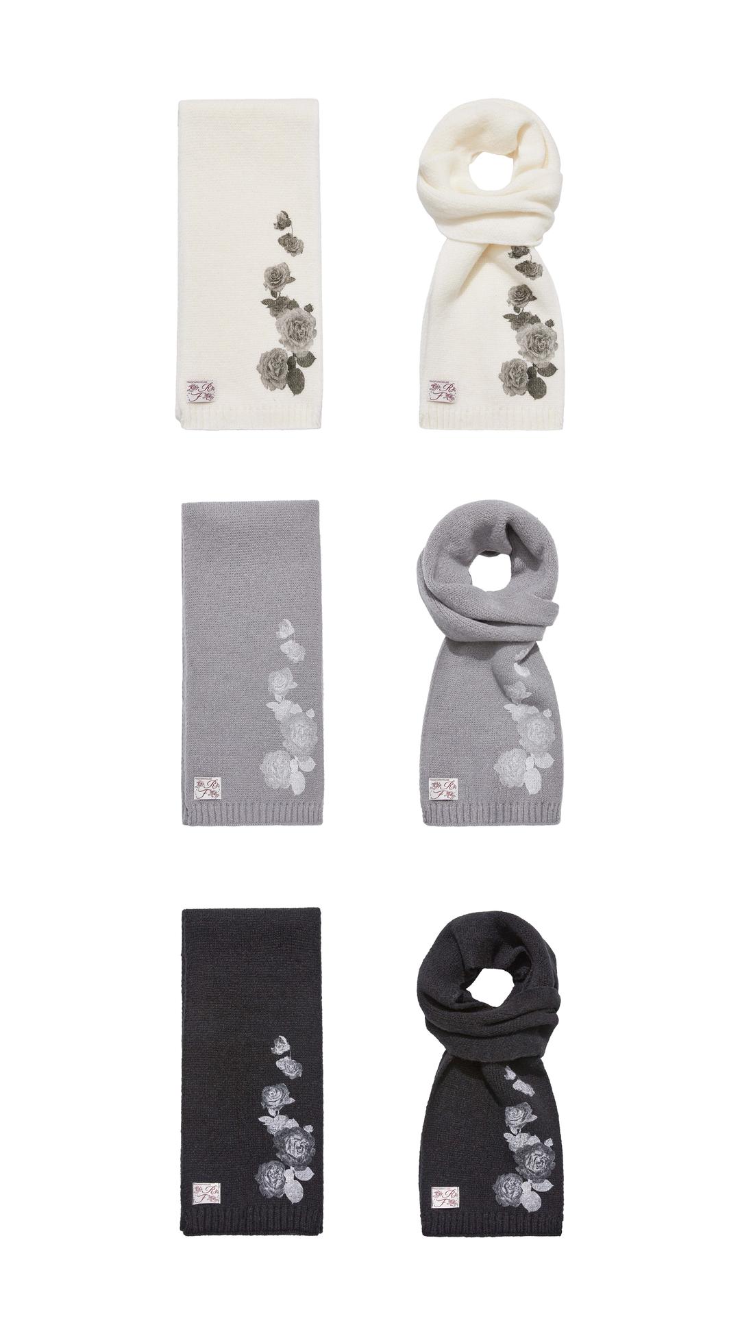 Sentimental Rose Muffler (3 Color)