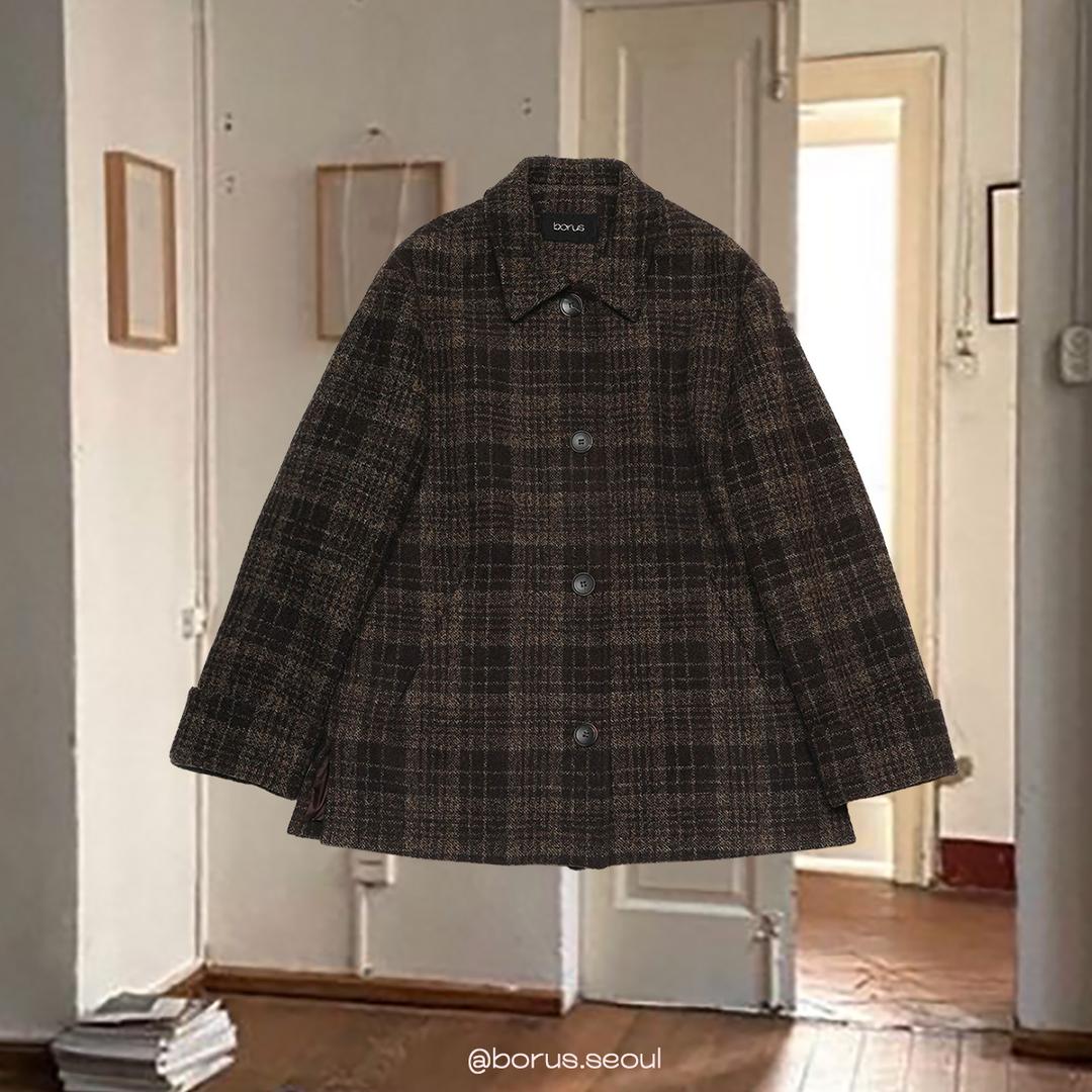 【borus】 -wool shirt jacket