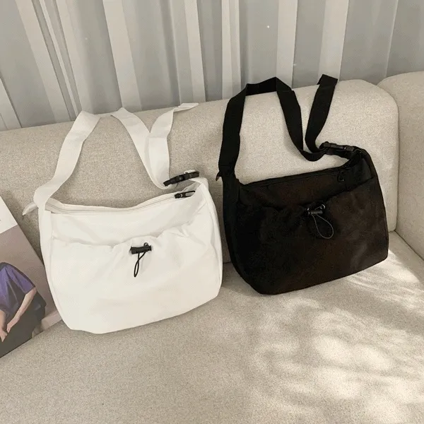 심플 코튼 스트링 라운드백