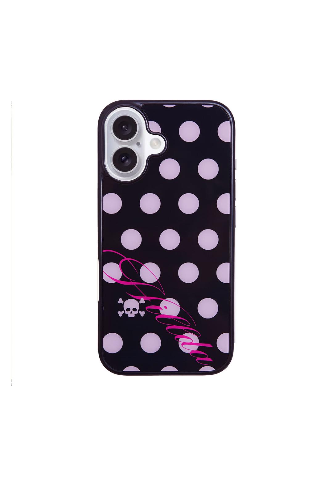 Skull Dot Phone Case [Pink]