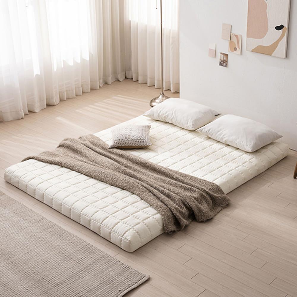 삼익가구 NEW 도즈 순면 12cm 토퍼 매트리스 풀세트(방수속커버/보관끈 포함) / MS