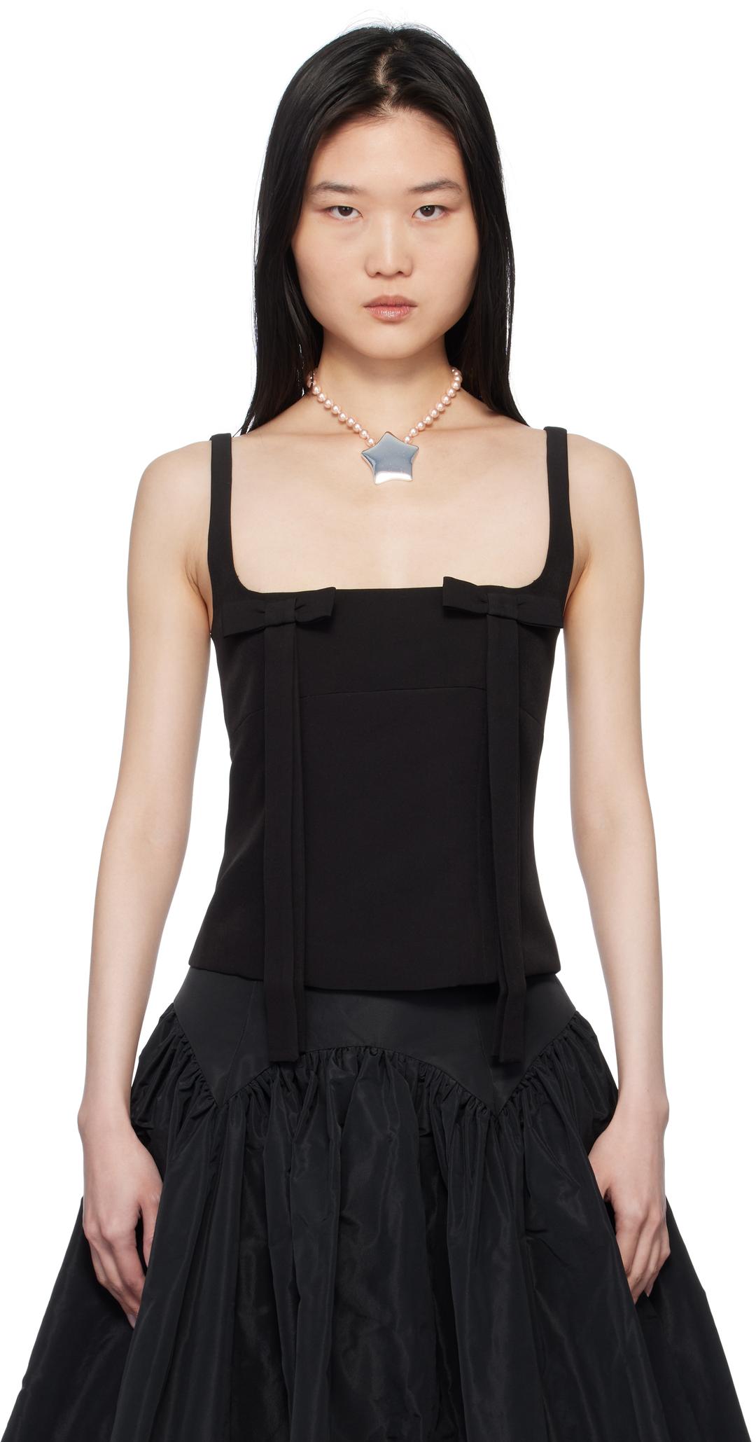 블랙 티컵 탱크탑