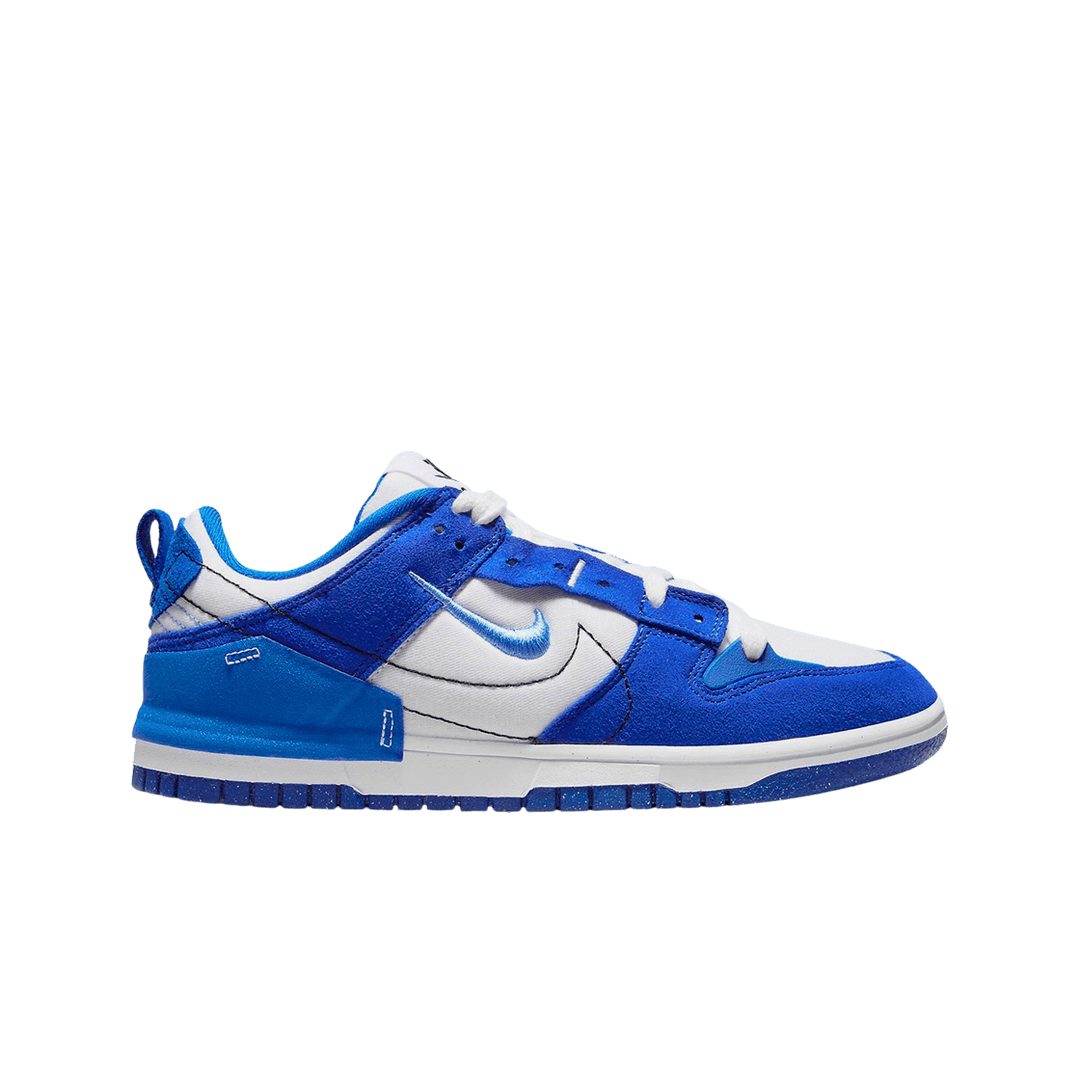(W) Nike Dunk Low Disrupt 2 White and University Blue