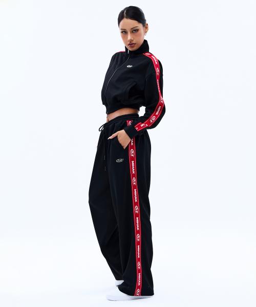 [SET] 레터링 테이프 크롭 트랙 세트 (BLACK)