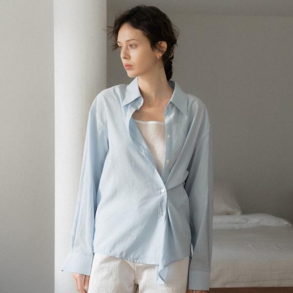 Ena Sheer STripe Shirts_3Color