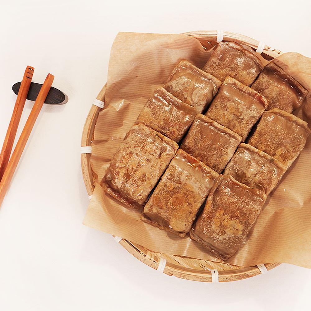 한만두 납짝한 메밀 부꾸미 매콤한 미니전병 1kg [원산지:상세설명에 표시]