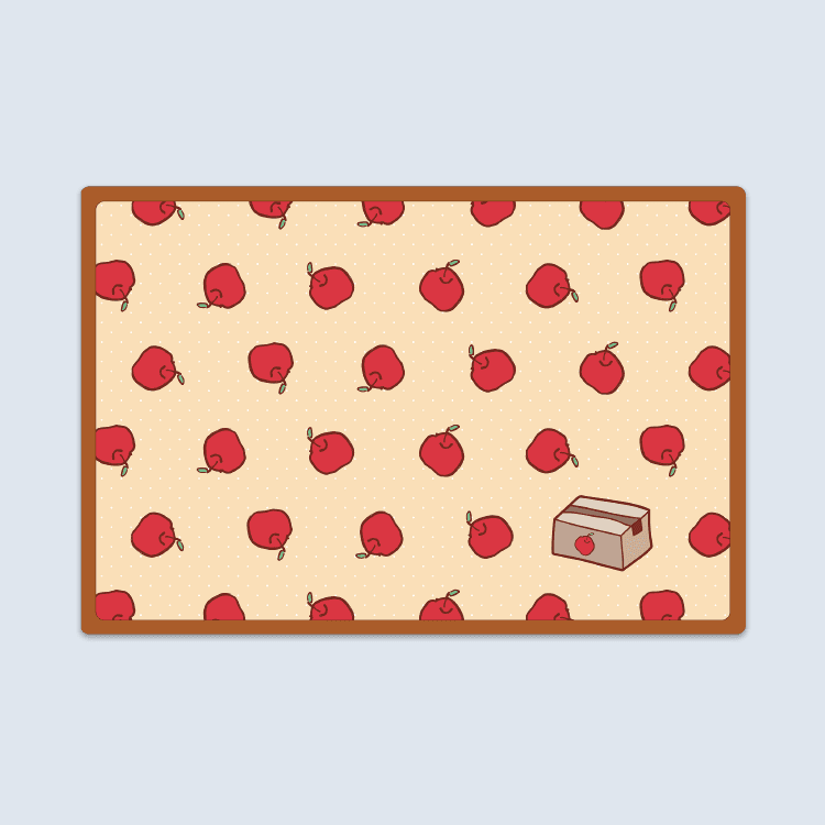 [굿즈] 데뷔 못 하면 죽는 병 걸림 - 사과떡 담요 리뉴얼 XL