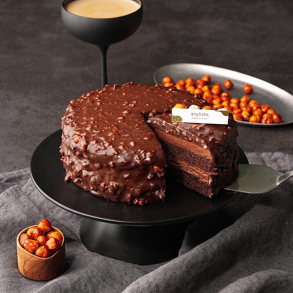 헤이즐넛 초콜릿 홀케이크 460g [원산지:국산]