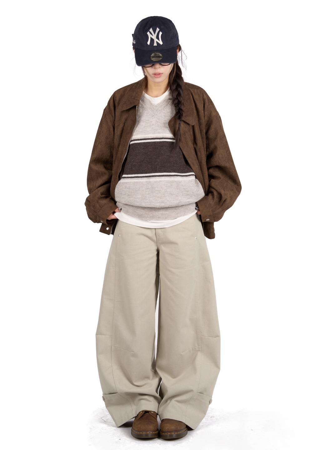 릿킴 HIDE POCKET BARREL PANTS*CHARCOAL 일주일 소요*