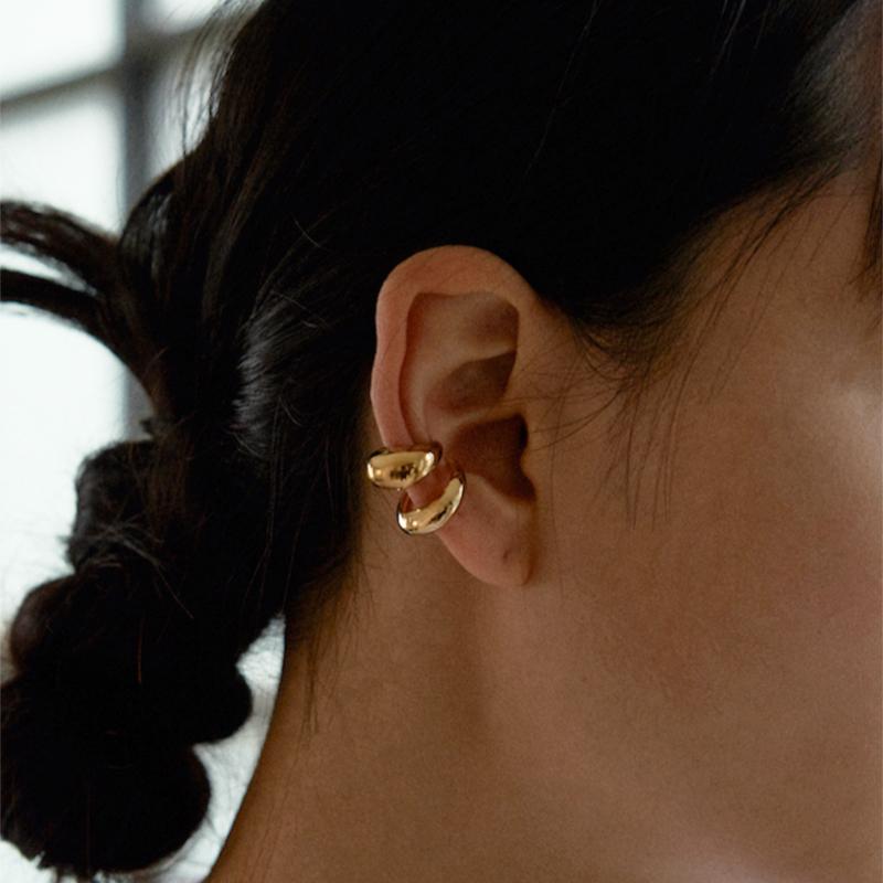 REST IN CITY 22 EARCUFF - GOLD
