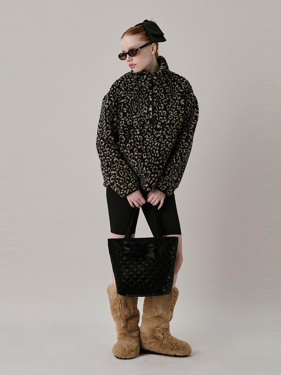 [10차 리오더] 24 Shearing Half Zip-up_Black