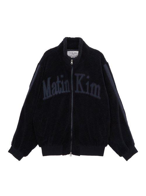 마뗑킴(MATIN KIM)  TEDDY FLEECE JUMPER IN BLACK - 사이즈 & 후기 | 무신사