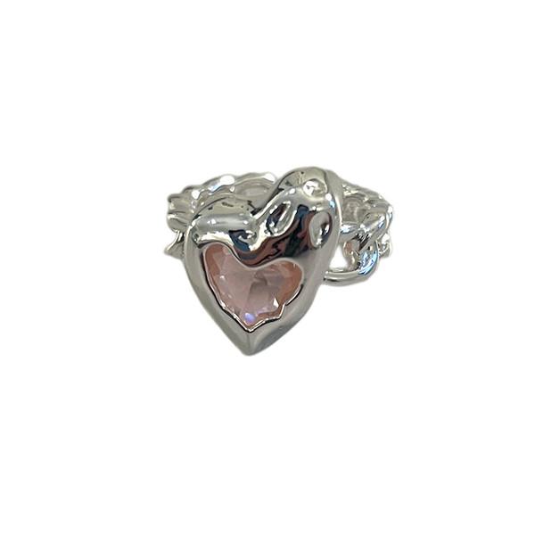 [viviflo] ugly heart ring (13호)/silver925