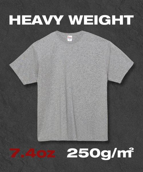 7.4oz 헤비 웨이트 라운드 오버핏 무지 반팔티_그레이