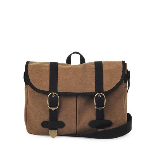 Vintage Mail Bag_Wax Canvas Camel