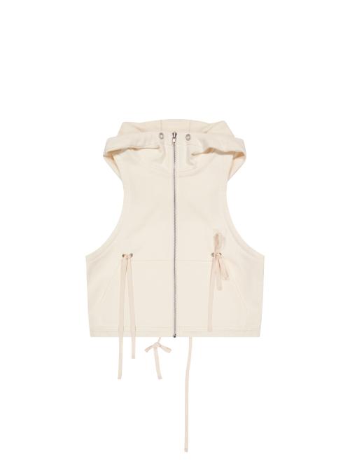 뚜오미오(TUOMIO)  LACED UP VEST [IVORY] - 사이즈 & 후기 | 무신사