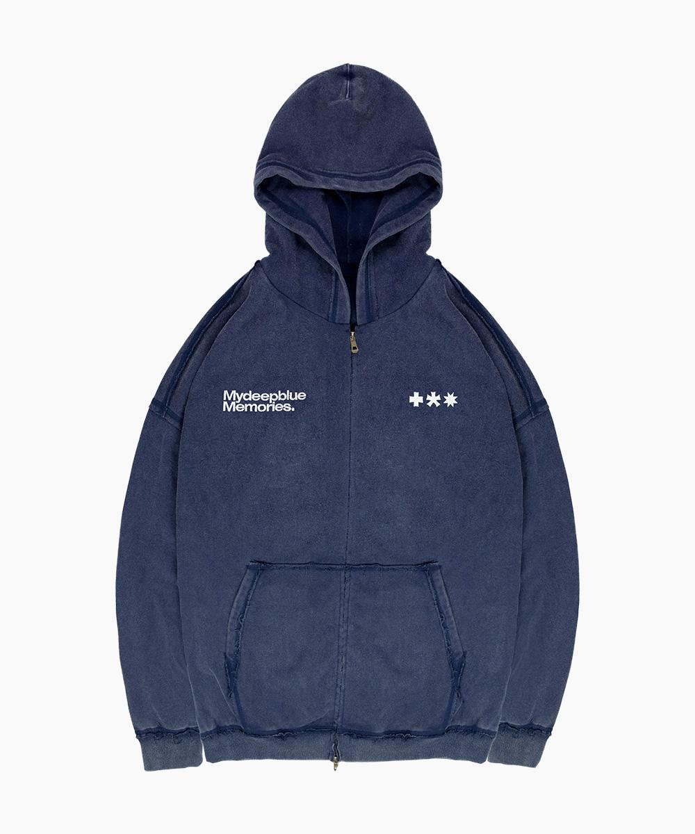 Symbol Logo 2way Zip-up (NAVY)