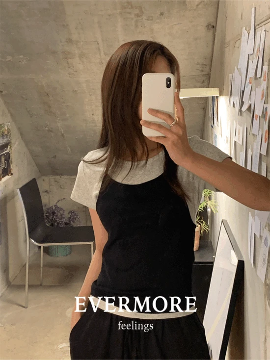 [당일출고] [evermore] 필로우 홀터넥 나시(3color)