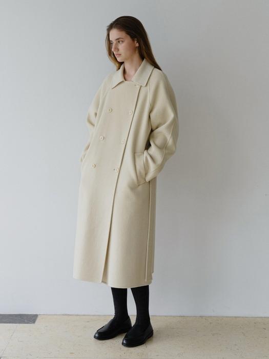 Double handmade coat-Egg