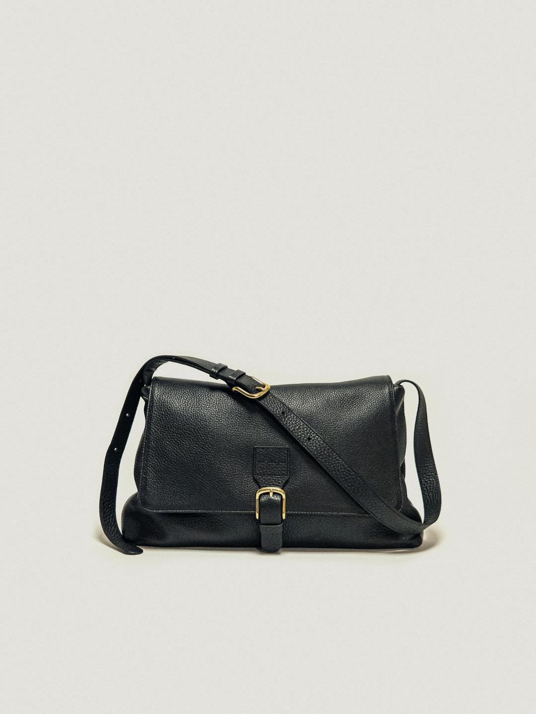 LARGE MAMAS BAG - BLACK (Leather VER)