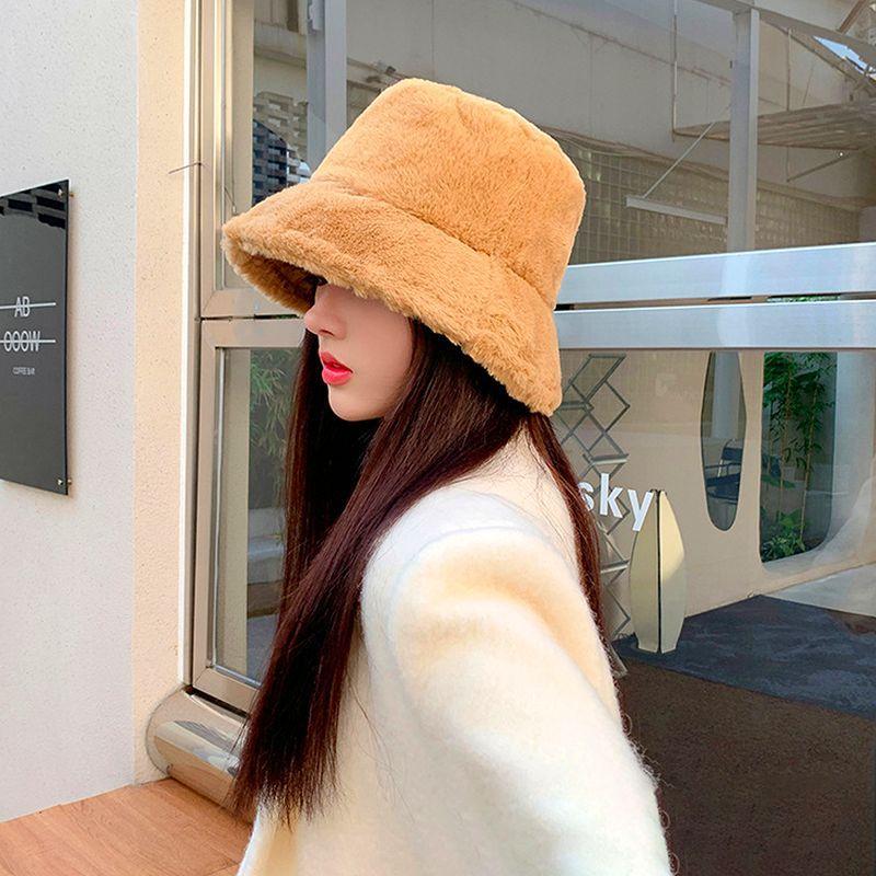 여기있소 ❤1+1 특가할인❤ 버킷햇 여성겨울모자 양털 니트 울 벙거지 뽀글이 캠핑 해돋이