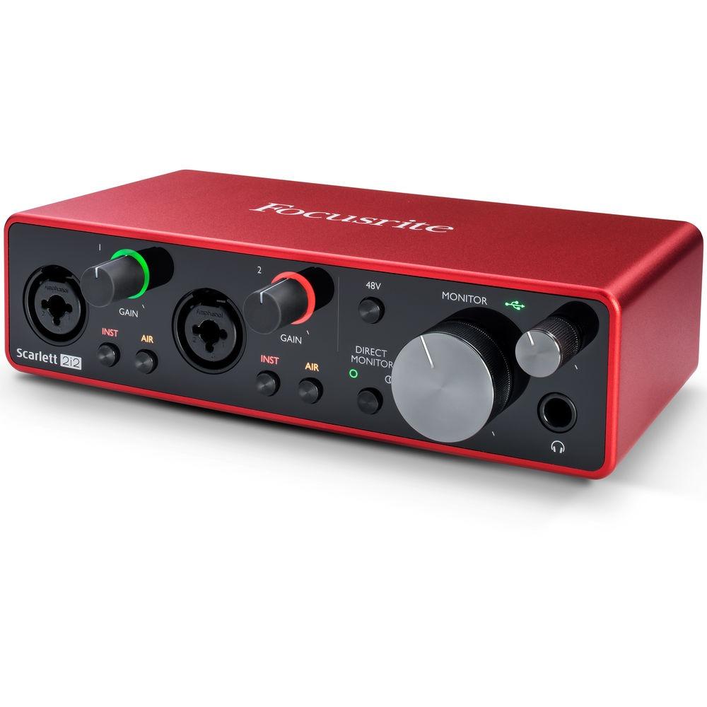 Focusrite 포커스라이트 Scarlett 2i2 3세대 오디오인터페이스