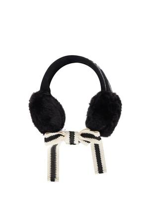 [MARTINE GOLF]Knit Earmuffs_Black