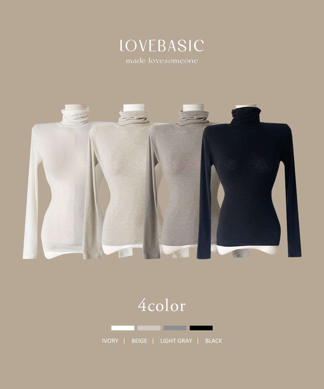 [MADE] 베이직 울 텐셀 슬림 폴라티