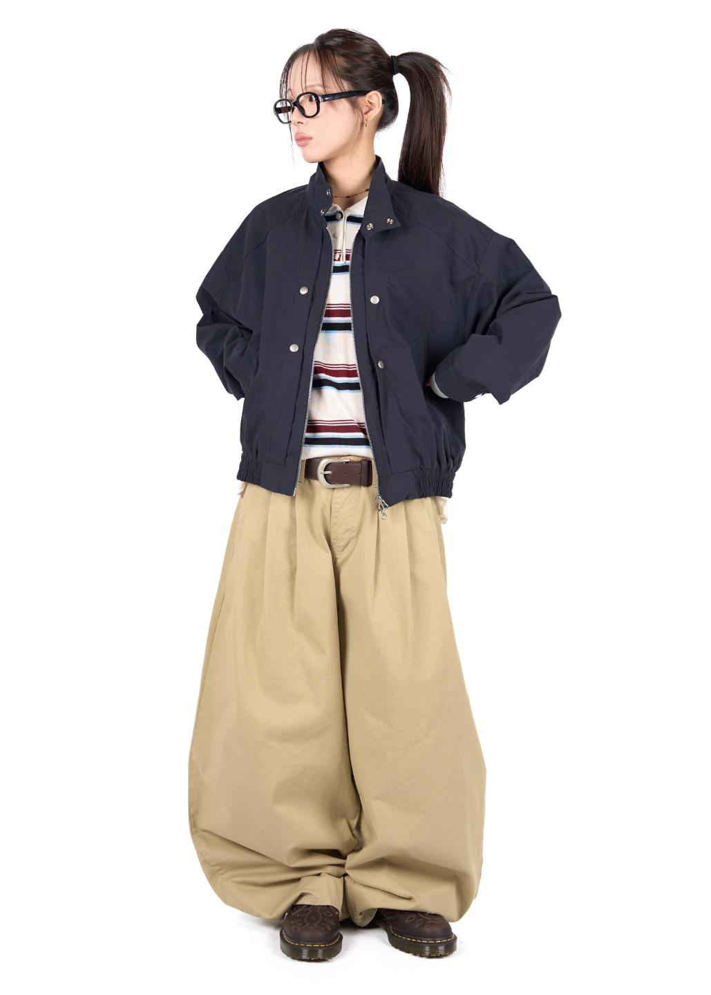 릿킴 TRIPLE PINTUCK BALLOON PANTS