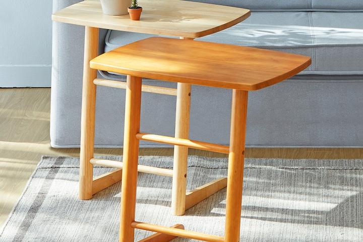 ARC 원목 사이드테이블 소파 테이블 2size