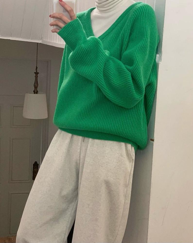 쥬리마켓 르무드 리브레 박스 브이 니트